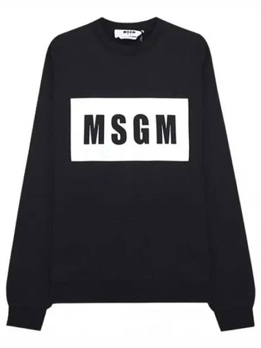 Box logo crewneck cotton sweatshirt - MSGM - BALAAN 1