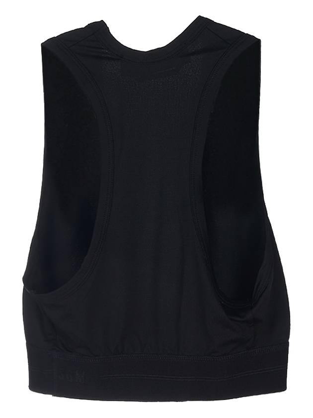 Shirring Sleeveless Black - MSGM - BALAAN 3