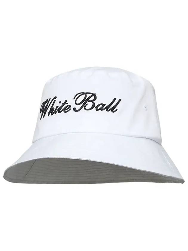 Golf Wear Golf Unisex Basic Bucket Hat WB21FAMC02WH White - WHITEBALL - BALAAN 2