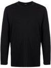 Crew Neck Cotton Modal Long Sleeve T-Shirt Black - TOM FORD - BALAAN 2