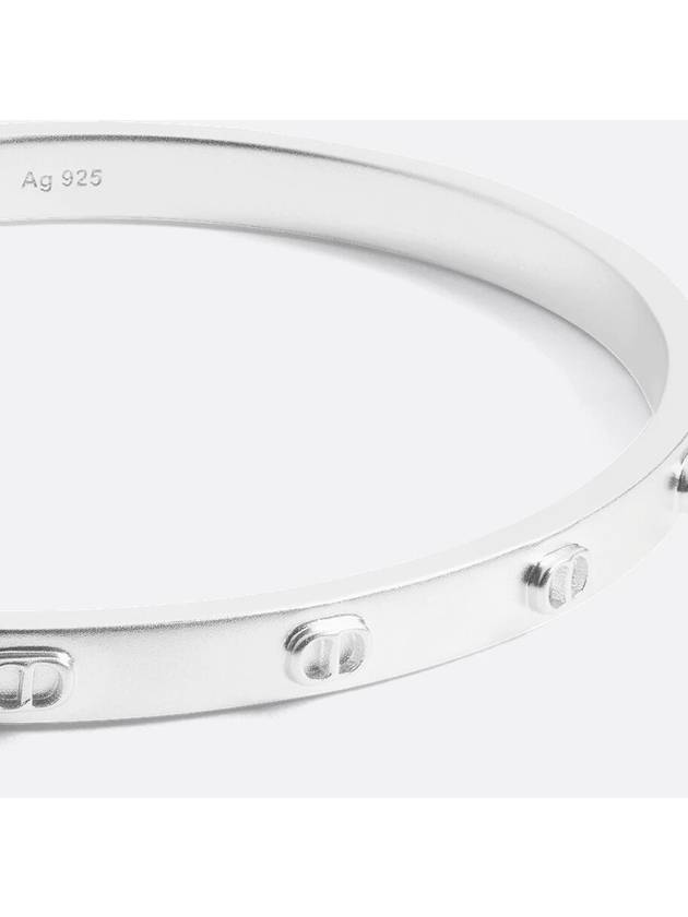 CD Icon Bangle Silver Bracelet - DIOR - BALAAN 3