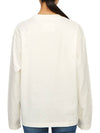 Logo Print Cotton Sweatshirt White - JIL SANDER - BALAAN 4