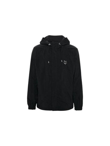 Bold Fox Head Windbreaker Black - MAISON KITSUNE - BALAAN 1