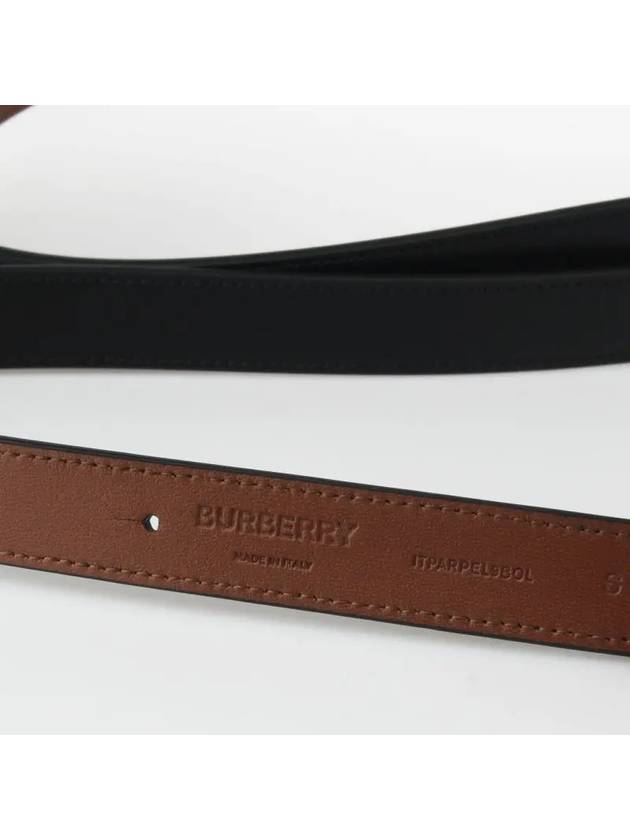 TB Reversible Leather Belt Black Tan - BURBERRY - BALAAN 3