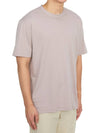 Manica Corta Cotton Short Sleeve T-Shirt Violet - TEN C - BALAAN 4