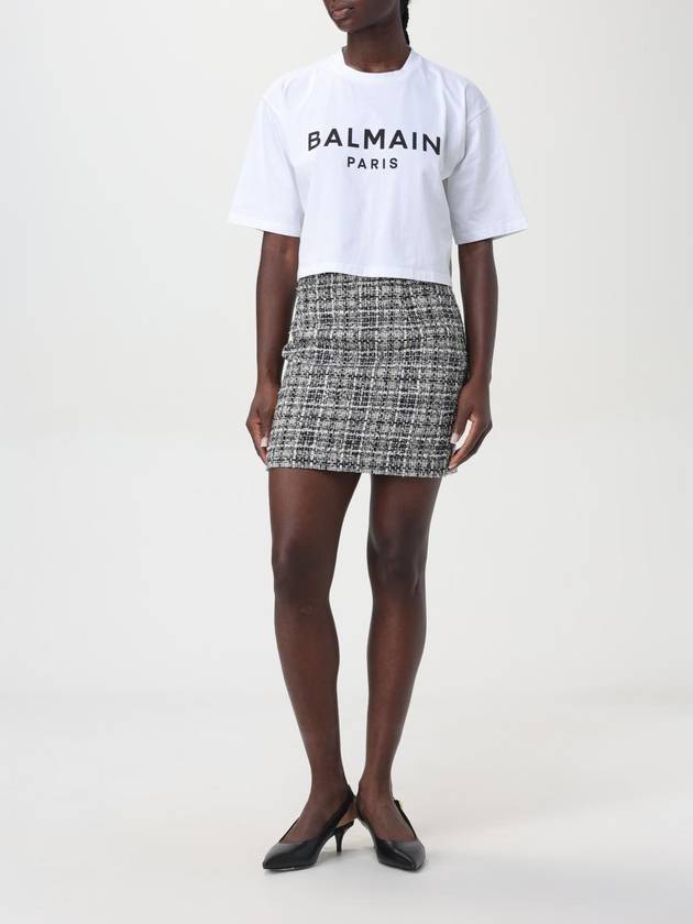 T-shirt Balmain in cotone con logo - BALMAIN - BALAAN 2