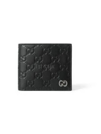 Signature Coin Pocket Half Wallet Black - GUCCI - BALAAN 2