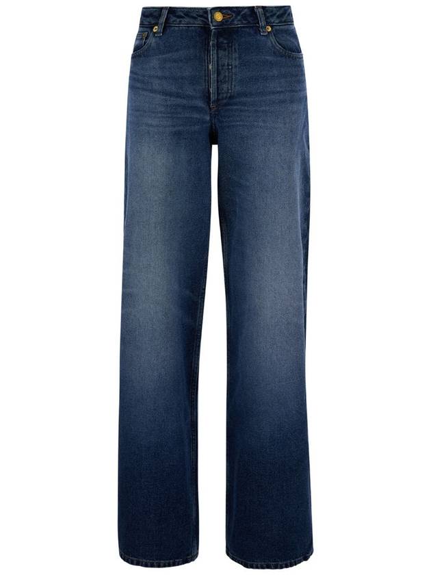 Elisabeth Straight Wide Jean Blue - A.P.C. - BALAAN 2