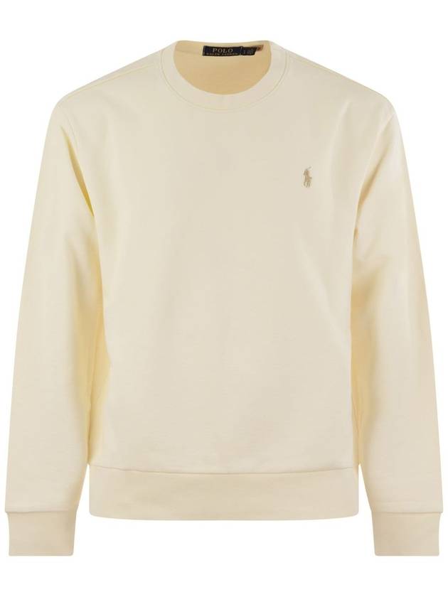 24 ss Cotton Sweatshirt 710916689003CLUBHOUSECREAM B0031020047 - POLO RALPH LAUREN - BALAAN 2