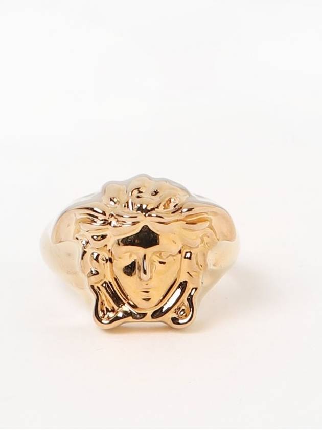 Versace Medusa ring in brass - VERSACE - BALAAN 2