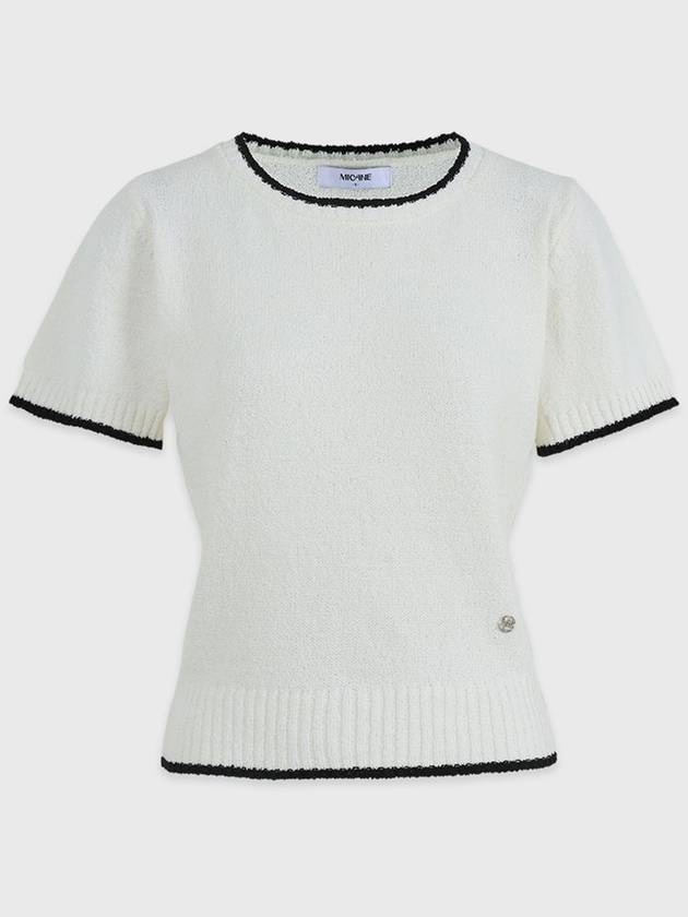 Sprinkle Boucle Knit Top Ivory - MICANE - BALAAN 8