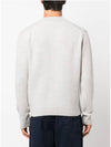 Baby Fox Patch Regular Knit Top Light Grey Melange - MAISON KITSUNE - BALAAN 5