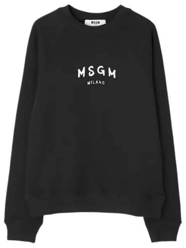 brushed logo sweatshirt - MSGM - BALAAN 1