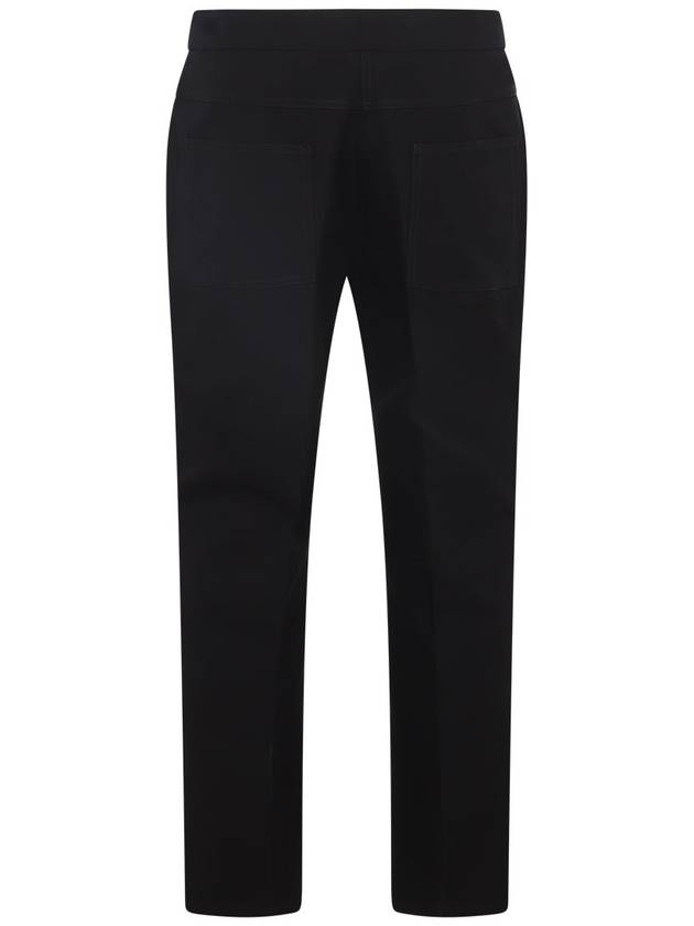 23 ss Black Cotton Pants J02KA0120J45020001 B0480211061 - JIL SANDER - BALAAN 3