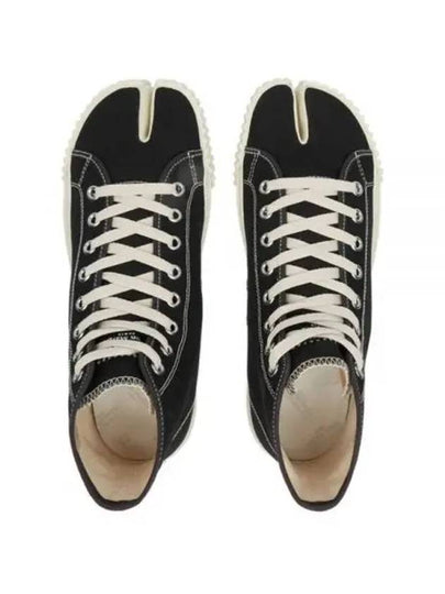 Tabi Split Toe High Top Sneakers Black - MAISON MARGIELA - BALAAN 2