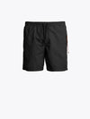 Mitch Embossed Logo Swim Shorts  Black - PARAJUMPERS - BALAAN 2