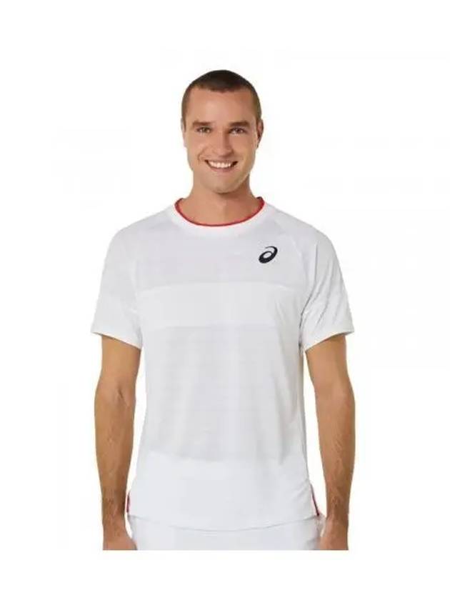 Men s Match SS Top 2041A244100 Short Sleeve Round T Shirt - ASICS - BALAAN 1