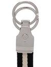 Lairon Double Key Holder Silver - BALLY - BALAAN.