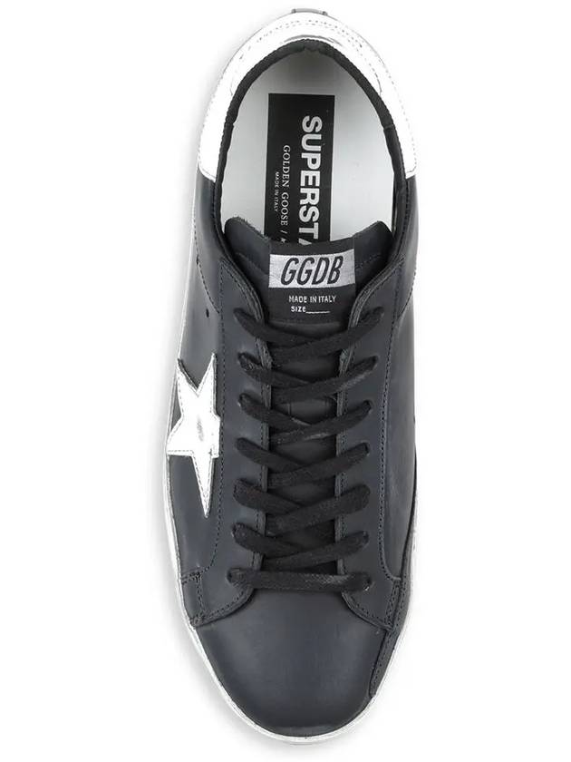 Superstar White Tab Sneakers Black - GOLDEN GOOSE - BALAAN 5