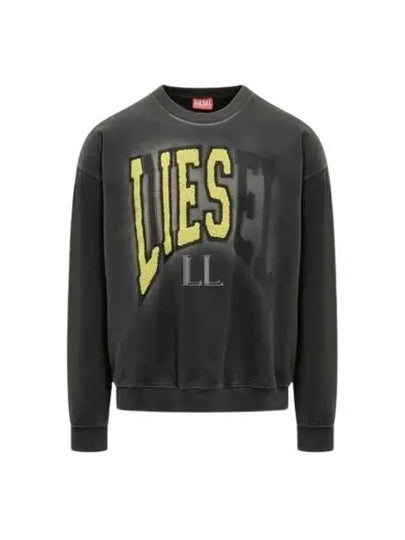 S Boxt N6 cotton Sweatshirt Black - DIESEL - BALAAN 2