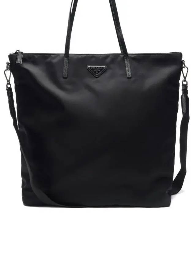 Triangle Logo Pocono Nylon Shoulder Bag Black - PRADA - BALAAN 2