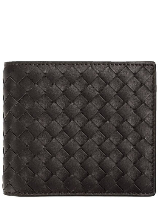 Intrecciato Weaving Half Wallet Espresso - BOTTEGA VENETA - BALAAN 2