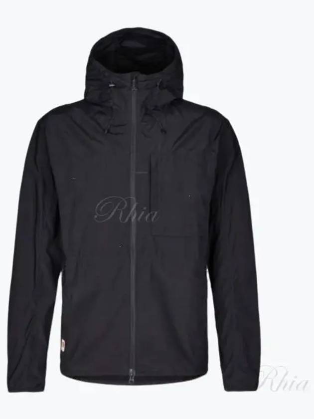 Men's High Coast Wind Jacket Black - FJALL RAVEN - BALAAN 2