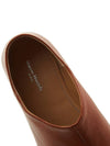 Tabi Babouche Leather Slippers Brown - MAISON MARGIELA - BALAAN 8