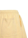 Print Logo Crown Disco Shorts Yellow - SPORTY & RICH - BALAAN 3