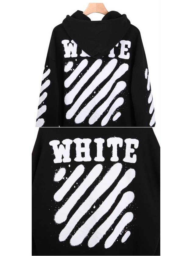 Men s Diagonal Spray Hood Black - OFF WHITE - BALAAN 9