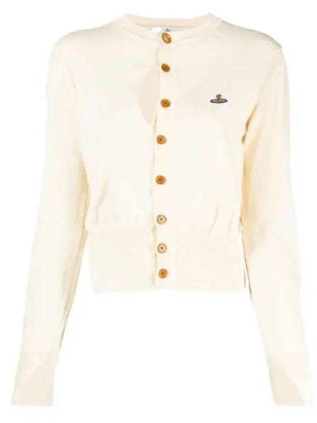 Ripped Embroidery Cardigan Ivory - VIVIENNE WESTWOOD - BALAAN 2