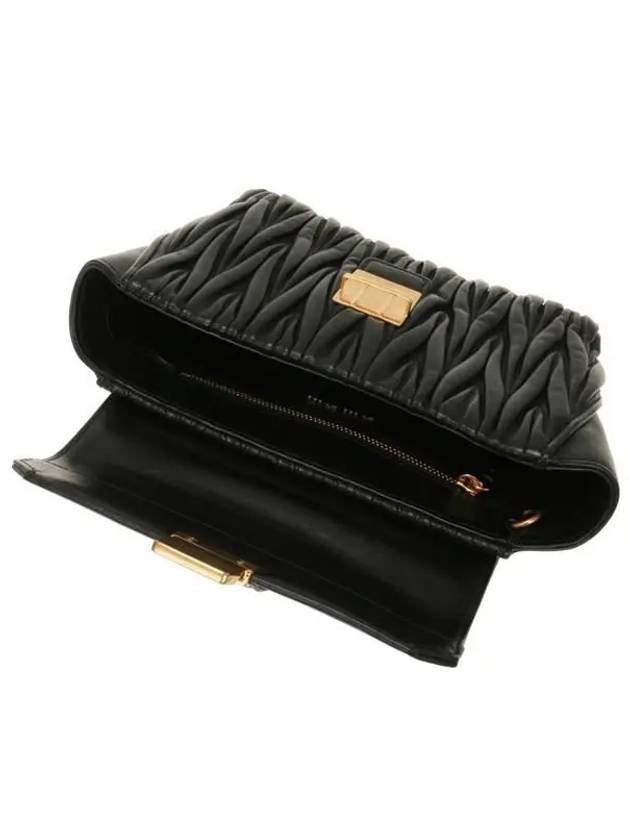 Matelasse Nappa Shoulder Bag Black - MIU MIU - BALAAN 5