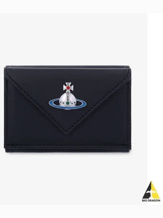 Envelope Card Holder Black 5115002GWL001LN403 - VIVIENNE WESTWOOD - BALAAN 2