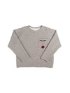 Face Pocket Sweatshirt SW04 GRAY - PLA.Y_P - BALAAN 1