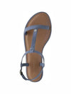 Women's Blue Suede Strap Sandals J1285ENNIFER 25B - TOMMY HILFIGER - BALAAN 3