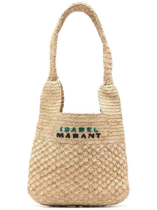 Praia Embroidery Logo Small Shoulder Back Beige - ISABEL MARANT - BALAAN 2