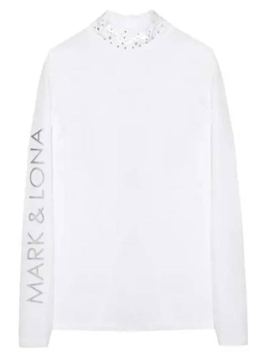 Women s Lux Velor Mock Neck Shirt Golf Long Sleeve Tee T - MARK & LONA - BALAAN 1