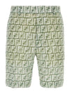 FF Print Shorts Green - FENDI - BALAAN 2