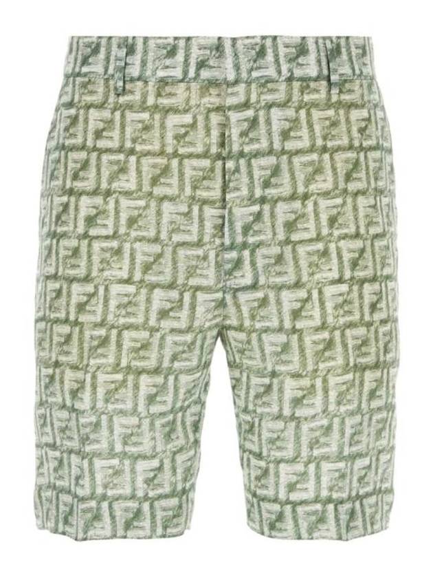 FF Print Shorts Green - FENDI - BALAAN 2