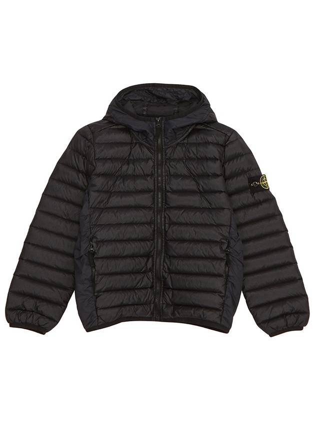 Kids Loom Woven Chambers R-Nylon Down Padding Black - STONE ISLAND - BALAAN 2