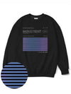 Social Stance Blue Overfit Sweatshirt Black - MONSTER REPUBLIC - BALAAN 2