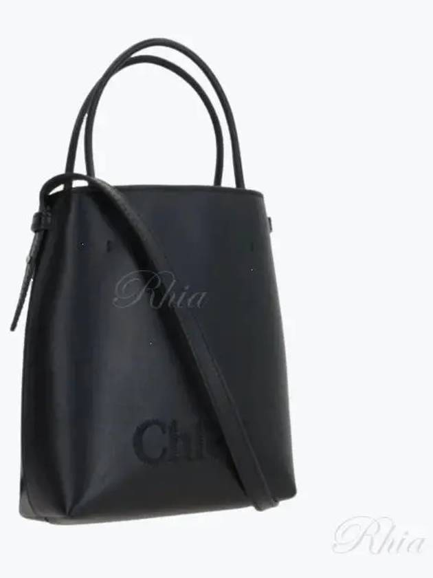 Sense Micro Calfskin Tote Bag Black - CHLOE - BALAAN 2