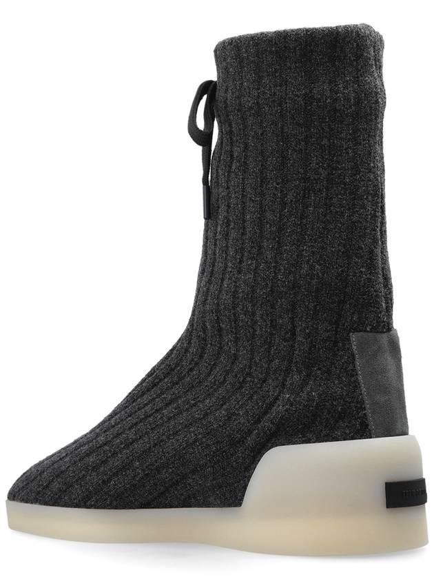 Fear Of God Ankle Boots Moc Knit Hi, Women's, Grey - FEAR OF GOD - BALAAN 5