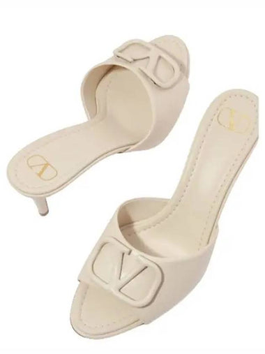 V Logo Women Slippers S0EL1MZF I16 - VALENTINO - BALAAN 1