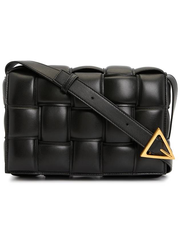 Gold Hardware Padded Cassette Cross Bag Black - BOTTEGA VENETA - BALAAN 2