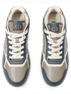 B27 Oblique Galaxy Leather Low Top Sneakers Brown Deep Grey - DIOR - BALAAN 2