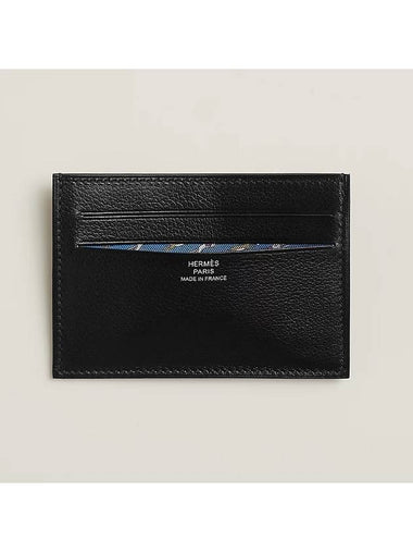 Citizen Twill Card Wallet Black - HERMES - BALAAN 1