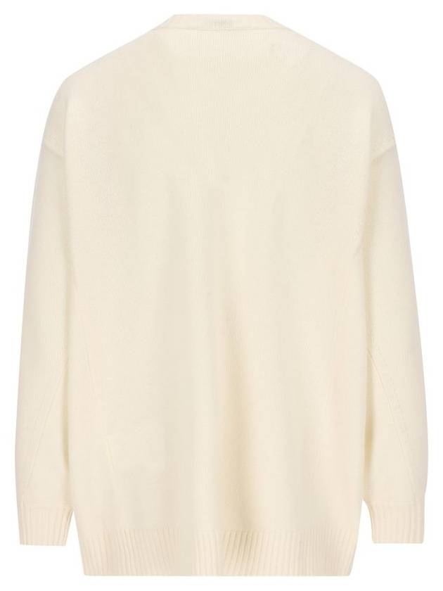 Fido cashmere blend knit top white - MAX MARA - BALAAN 3