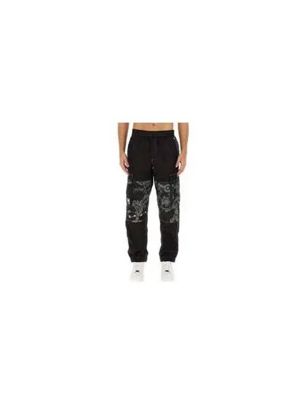 Chain Cargo Track Pants Black - VERSACE - BALAAN 2