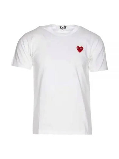 Red Heart T-Shirt White - COMME DES GARCONS PLAY - BALAAN 2